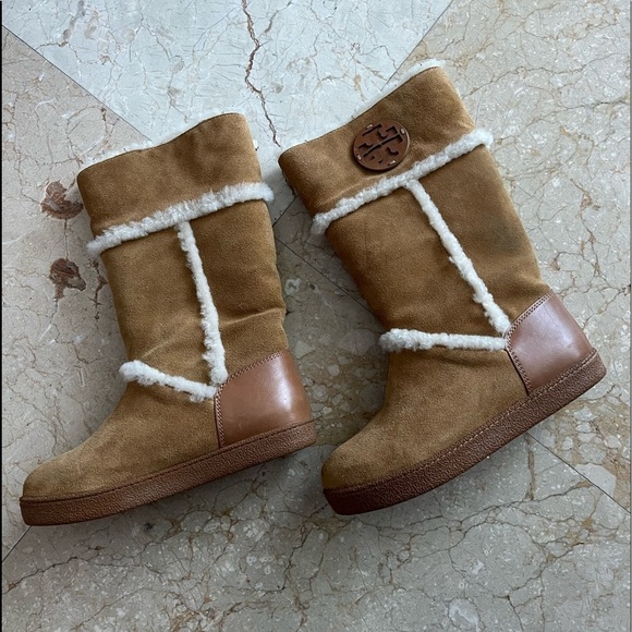 Tory Burch Amelie Sherling Boots - Picture 2 of 16
